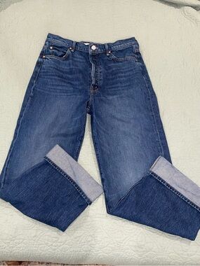 MOTHER Lil Spitfire Jeans with Cuffed Hem